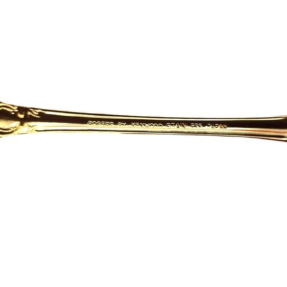Set of 4 Golden Rexford Gold Electroplate Forks 7.5” National Stainless Japan - Picture 3 of 7